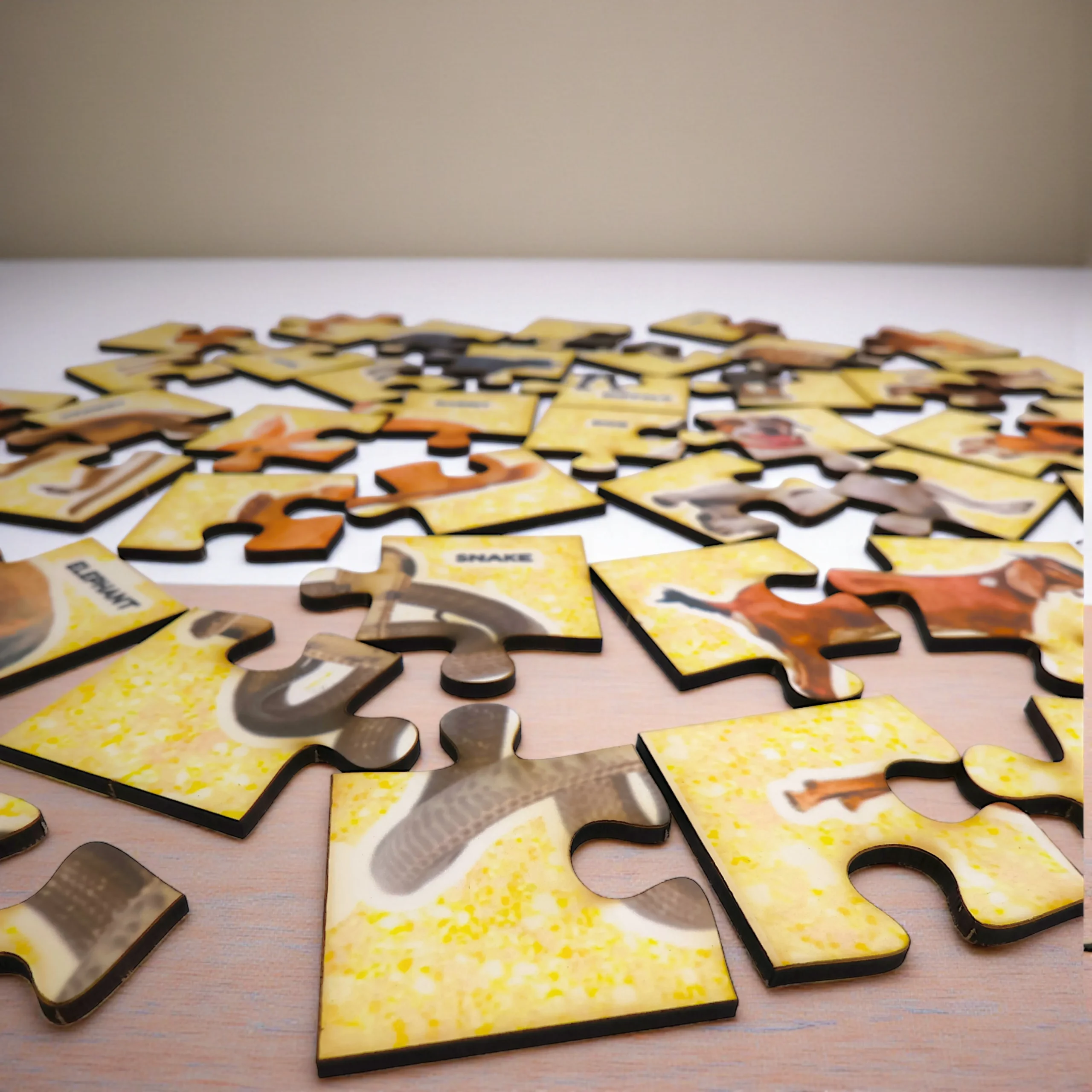 animal and vehicle jigsaw puzzle toy beautifully presented as a gift for kids birthdays and celebrations