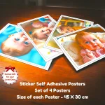 baby posters set for nursery room decor