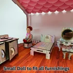 big wooden doll house for kids designed for open play and creative pretend storytelling