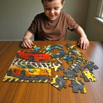 car and bike jigsaw puzzle gift for kids