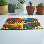 completed car and bike jigsaw puzzle showing vehicles