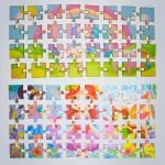 completed unicorn and fairy jigsaw puzzle showing full magical scene