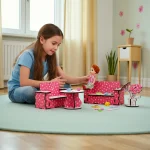 dollhouse living room furniture gift set