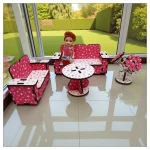 dollhouse sofa and table furniture puzzle