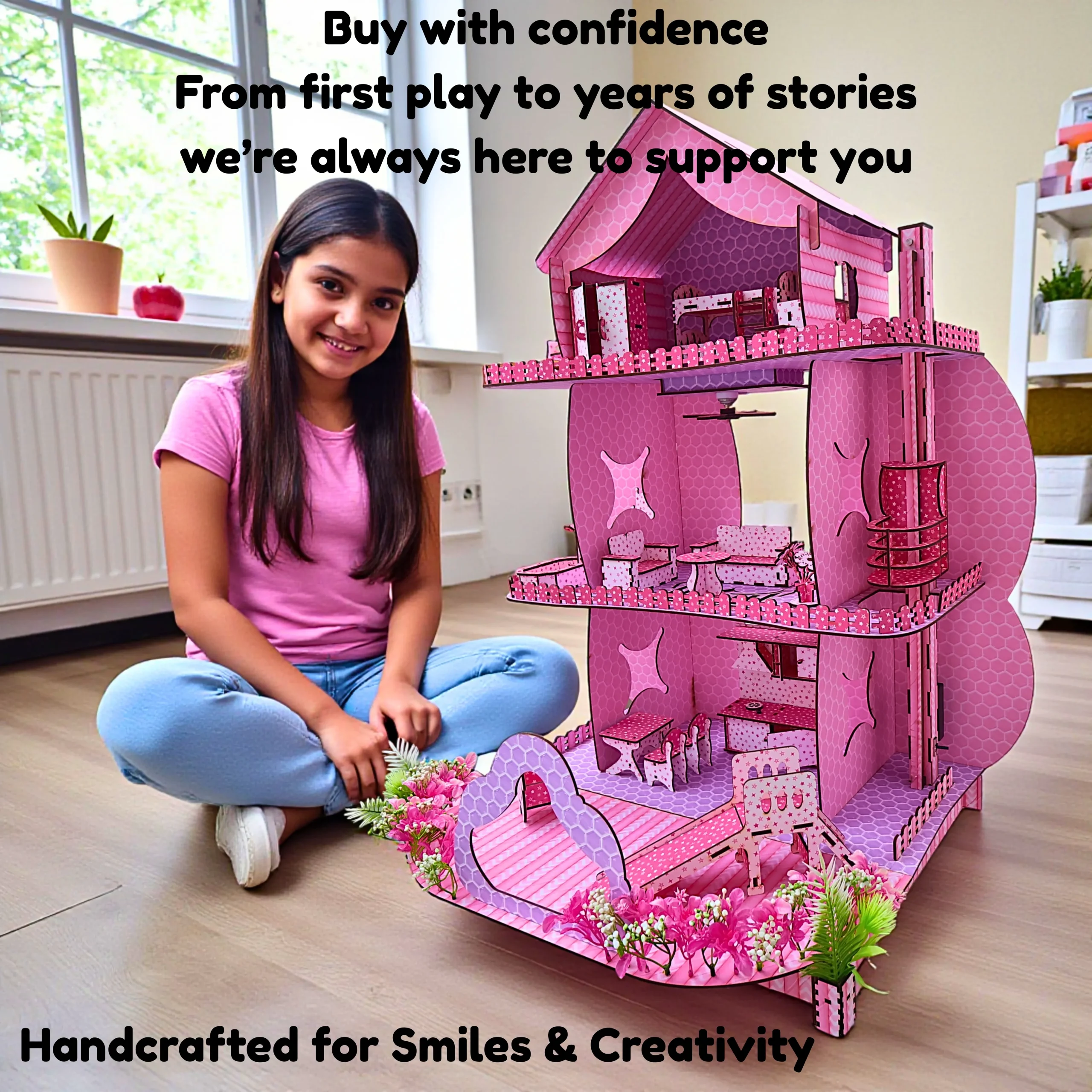 dream dollhouse playset encouraging creative learning and role play