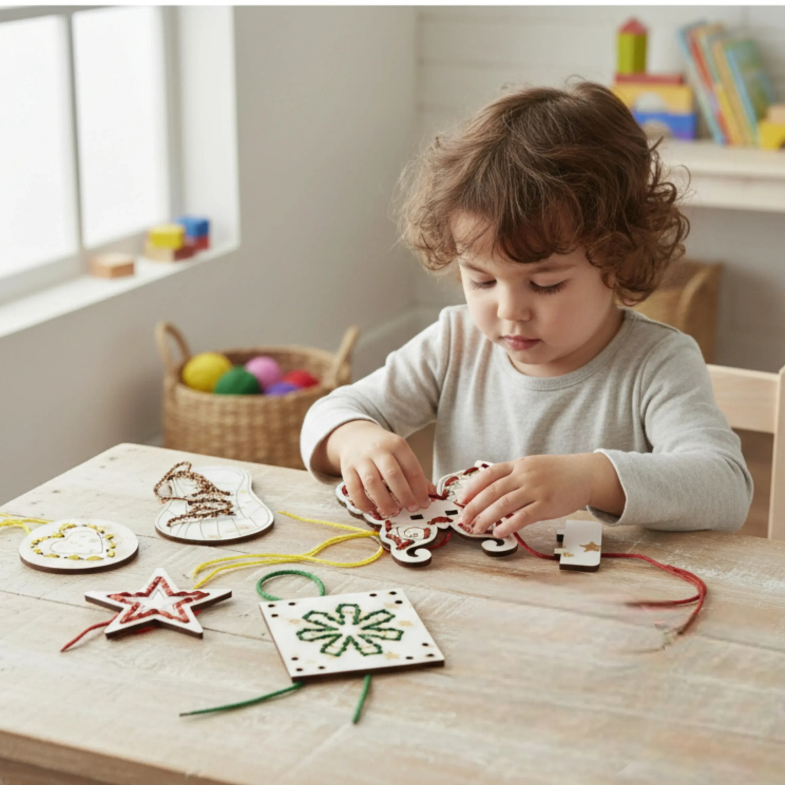 early learning toy for toddlers lacing kit