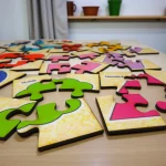 educational jigsaw puzzle improving motor skills and learning