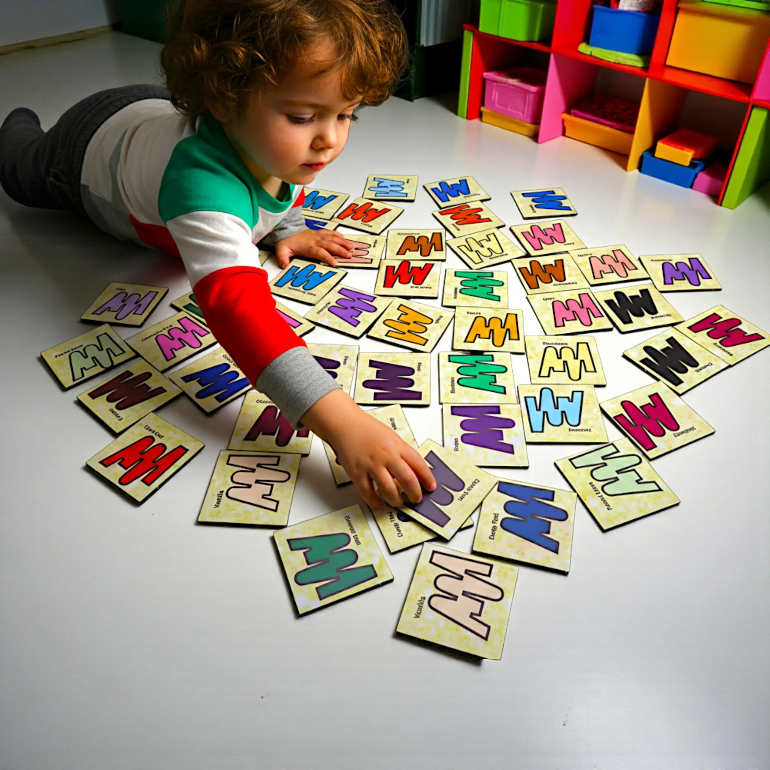 educational memory game toy for preschool kids and toddlers