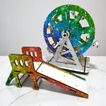 educational wooden puzzle craft kit ferris wheel