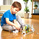 garden swings puzzle craft kit gift for kids