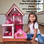 dollhouse for girls beautifully packaged as a gift