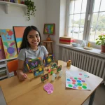 glass painting kit gift for kids birthday or creative activity