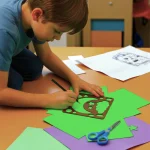 variety of glow in the dark sticker shapes including stars moons planets