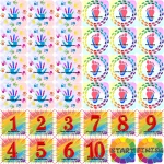 full hopscotch floor game mat showing numbered squares for kids