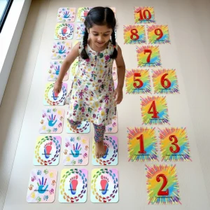 hopscotch floor game gift for birthdays and active play