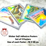 inspirational posters set for kids room and study area