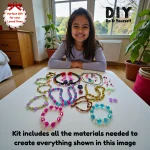 jewellery beads bracelet diy kit for kids creative jewellery making activity