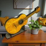 miniature guitar decorative showpiece