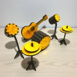 music theme desk decor miniature