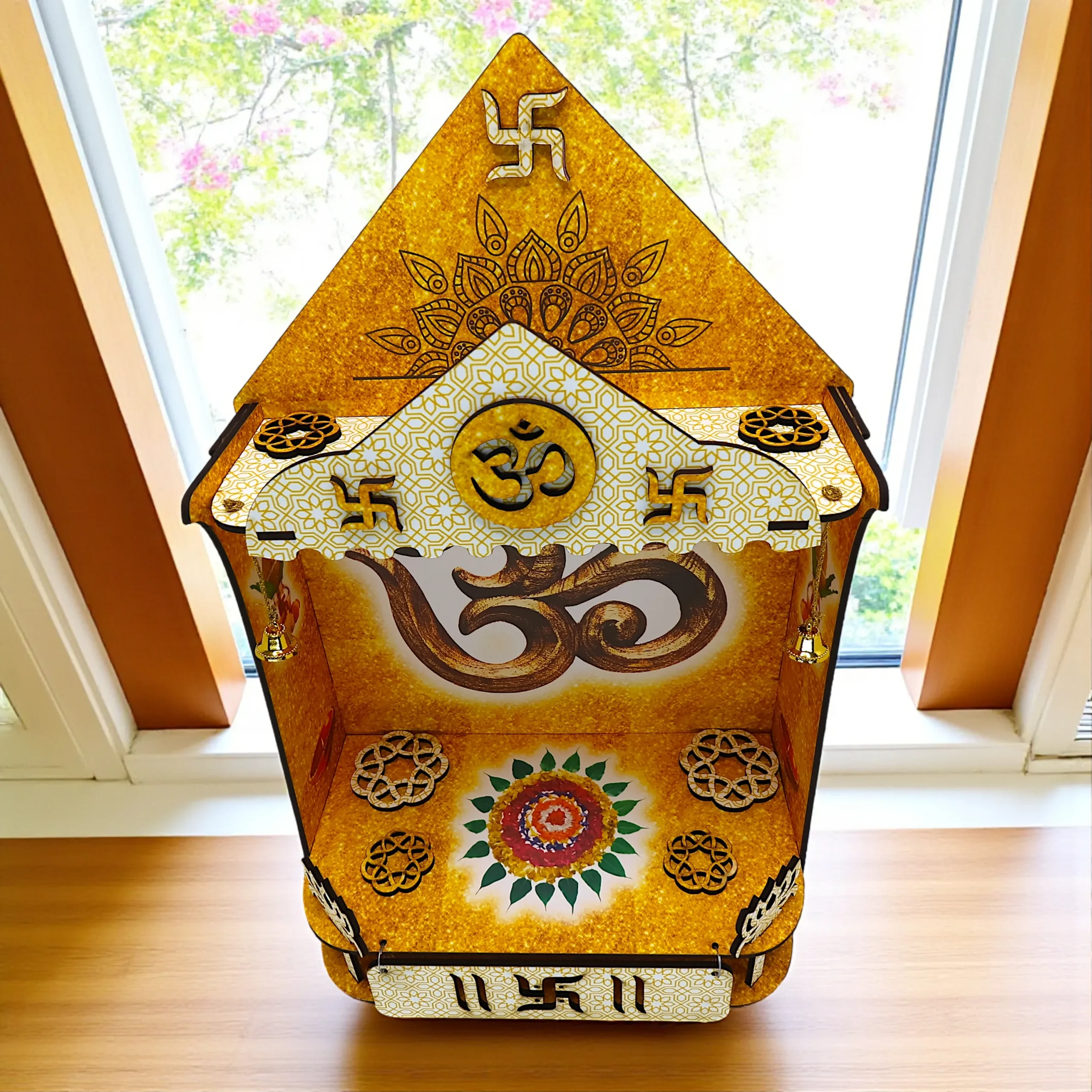 premium wooden mandir craftsmanship