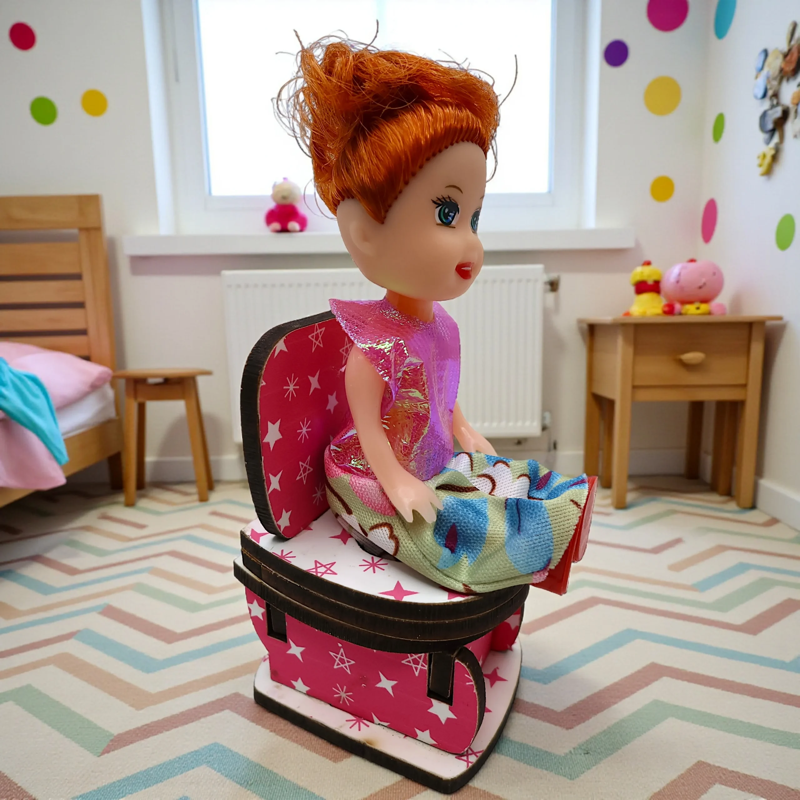 realistic miniature washroom furniture for dollhouse