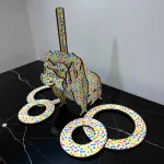 ring toss game set with rings and stand