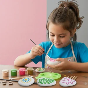 rock painting kit gift for kids creative activity