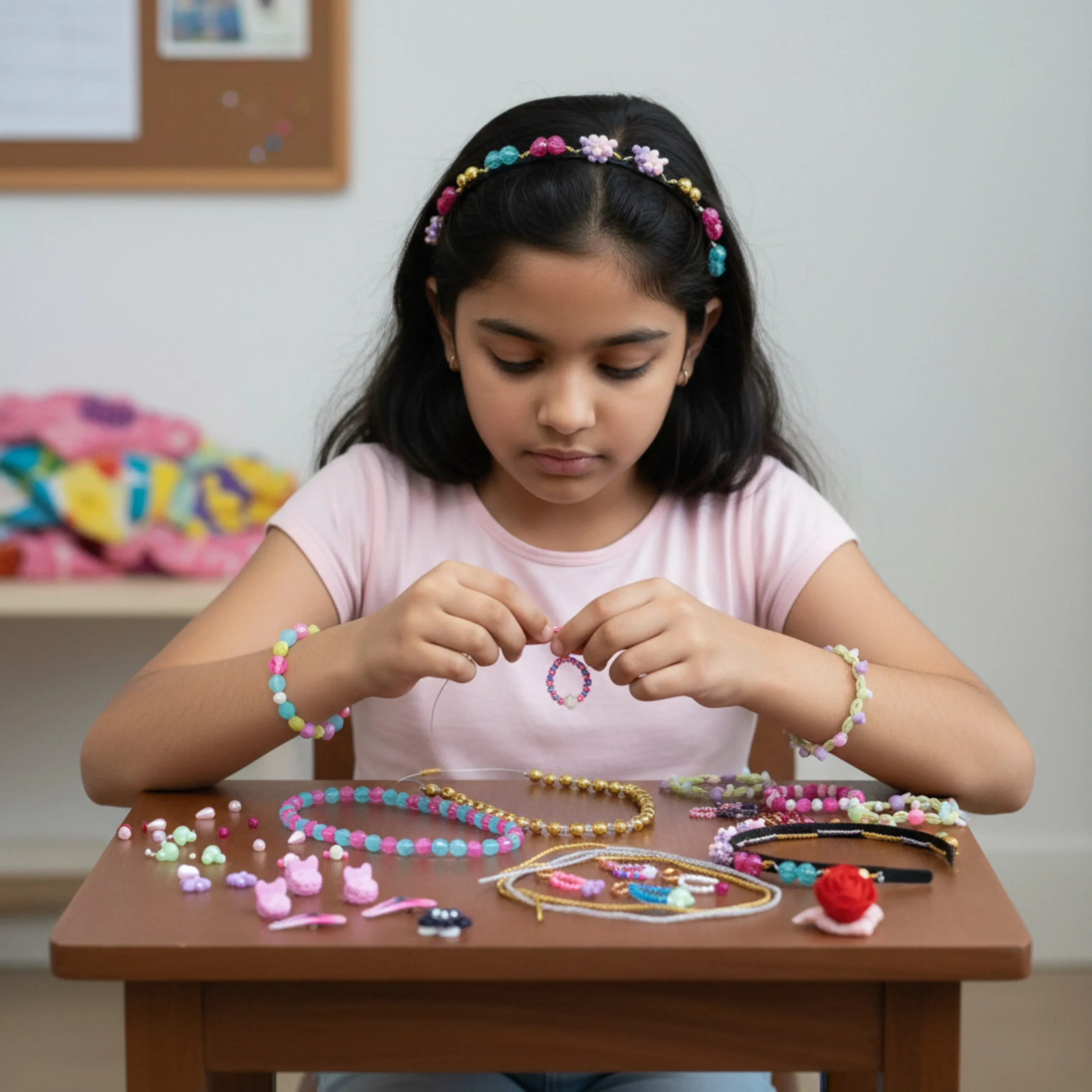 child safe jewellery beads diy kit with smooth edges and safe materials
