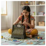 safe materials kids handbag craft kit