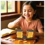 child safe piggy bank money box with smooth edges