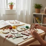 shape recognition lacing toy for kids