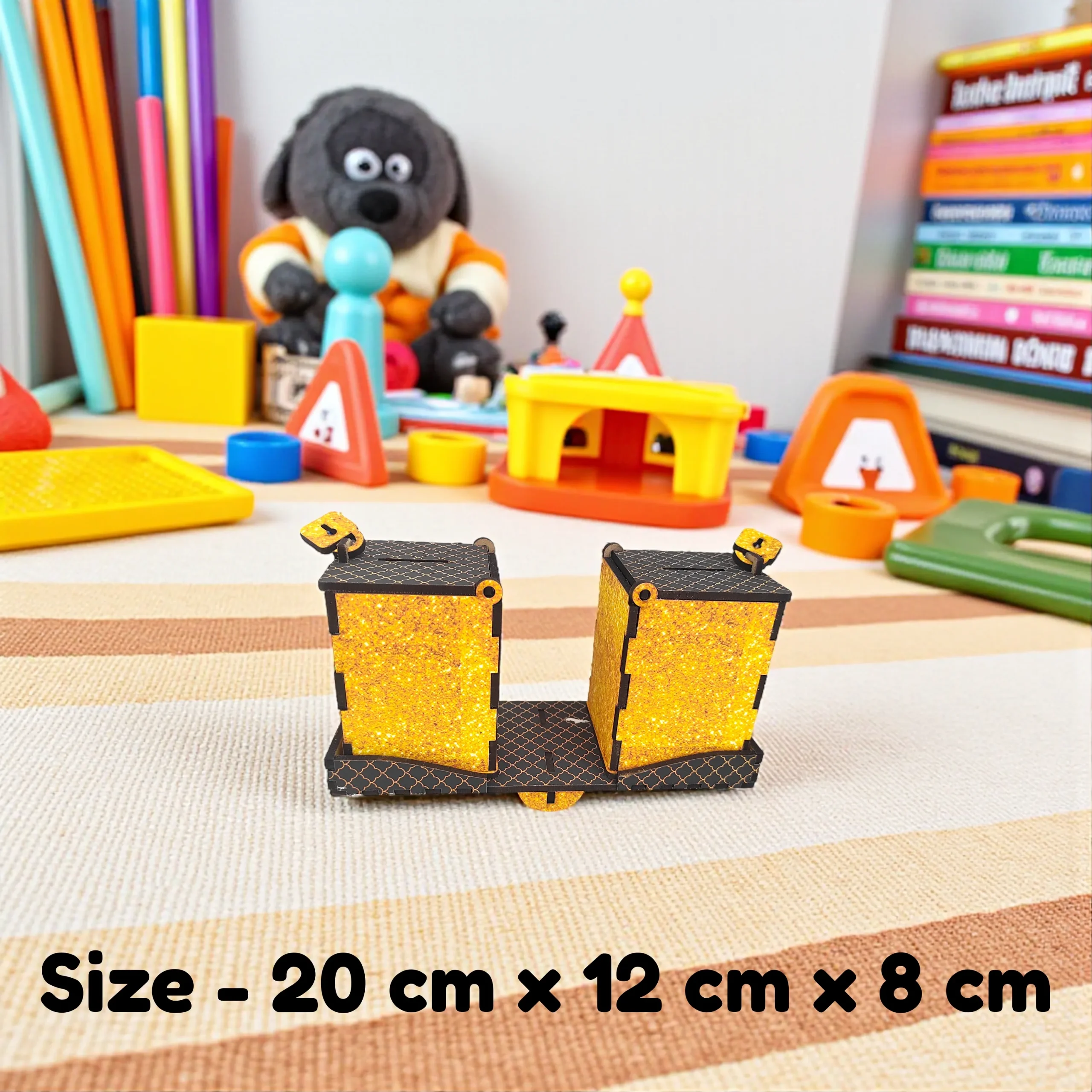 Wishoz piggy bank money box for kids saving habits