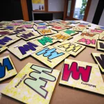 wooden color matching puzzle toy for toddlers and preschool children